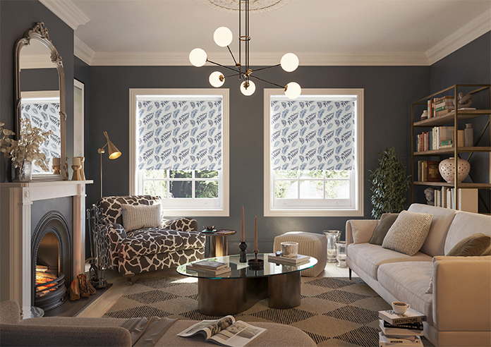 Canopy, Dark Blue - Twist&Fit Roller Blind - Image 8
